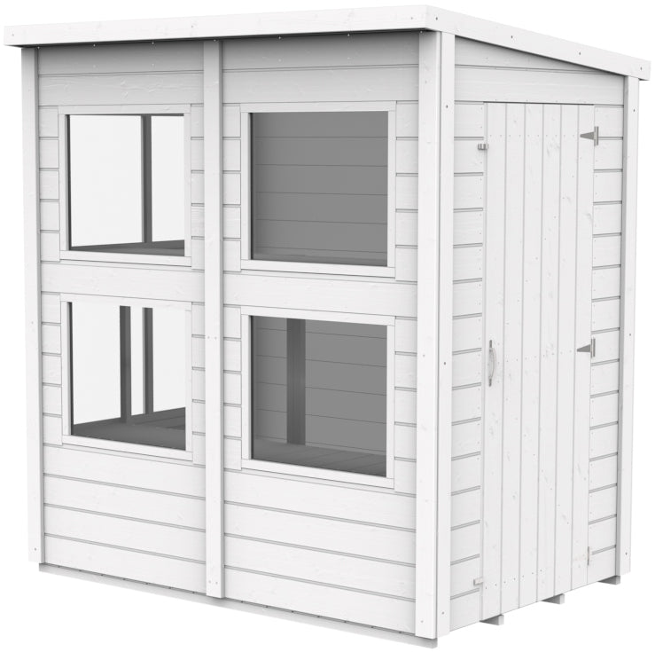 Storehaus Planteskur med pulttag 126 x 186 cm