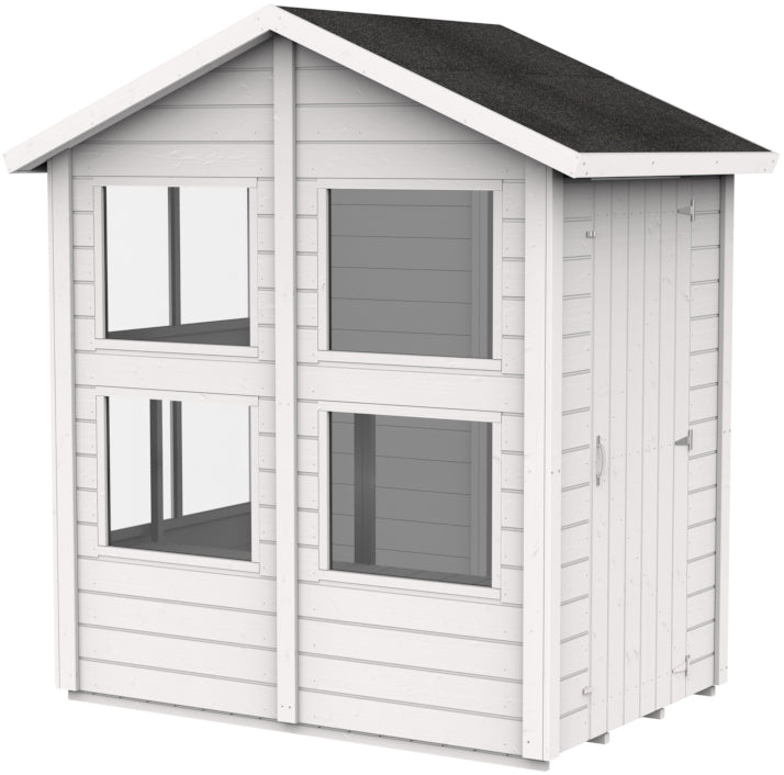 Storehaus Planteskur med saddeltag 126 x 186 cm