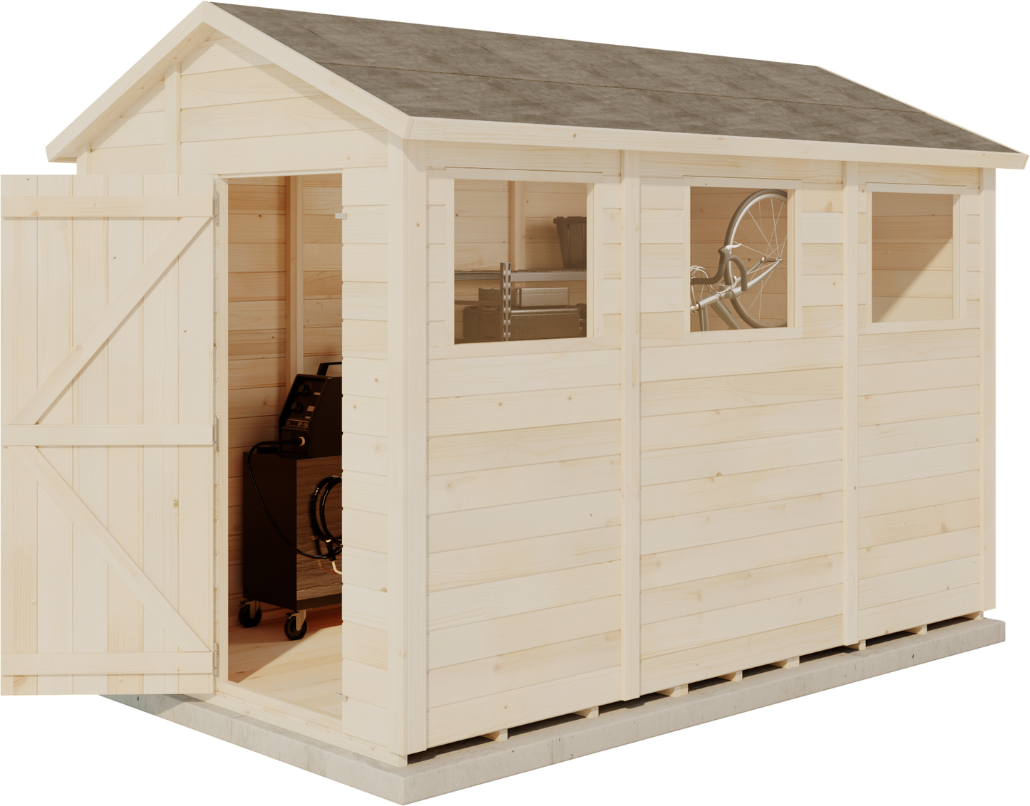 Redskabsskur Tova XL Klassisk