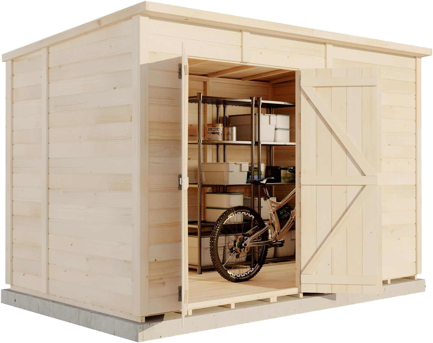 Redskabsskur Eskil XL Moderne