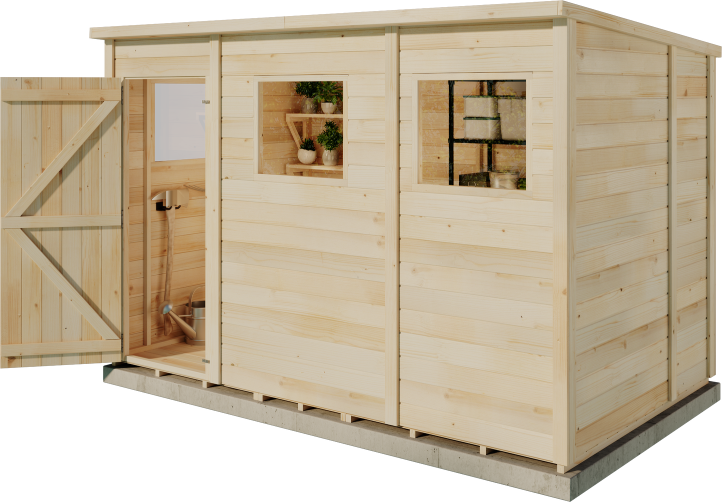 Redskabsskur Tova XL Moderne