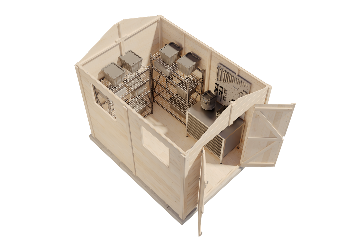 Redskabsskur Elma L Klassisk