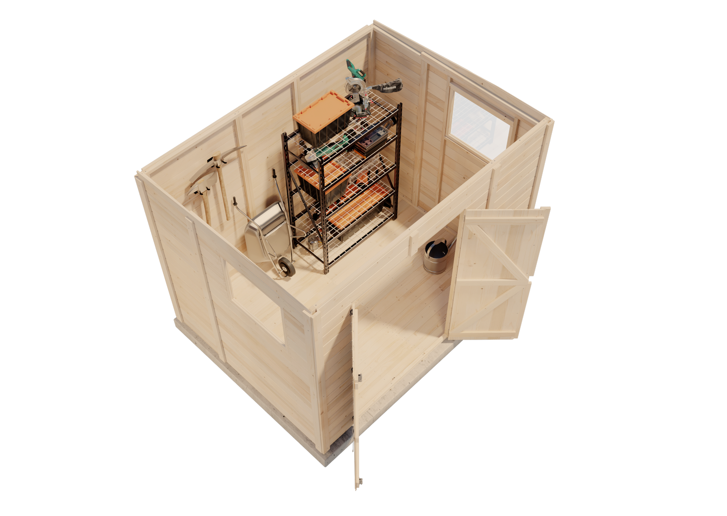 Redskabsskur Elma L Moderne