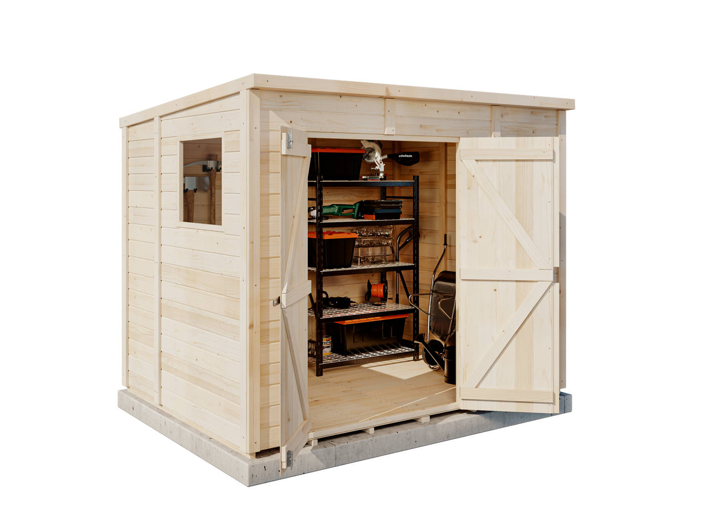 Redskabsskur Elma L Moderne