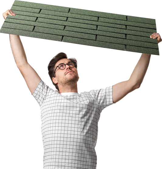 Grøn shingel 3 m²