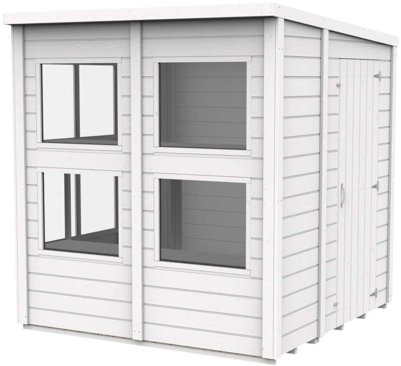 Storehaus Planteskur med pulttag 186 x 186 cm  