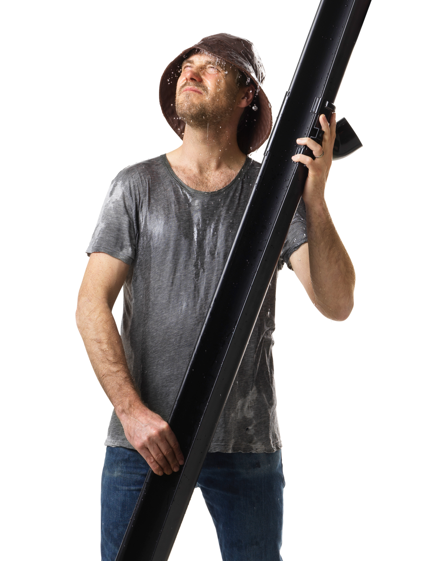 Afløb til skråtage 4 m